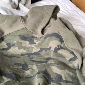 Camo sweater